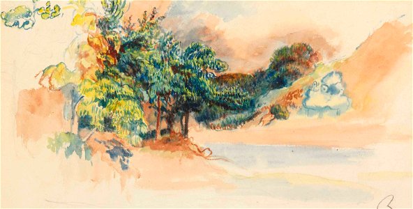 Renoir - Paysage (Argenteuil), 1887