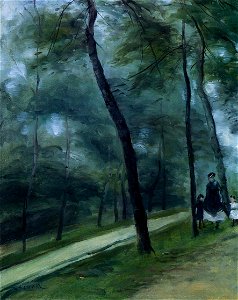 Renoir - a-walk-in-the-woods-madame-lecoeur-and-her-children-1870.jpg!PinterestLarge