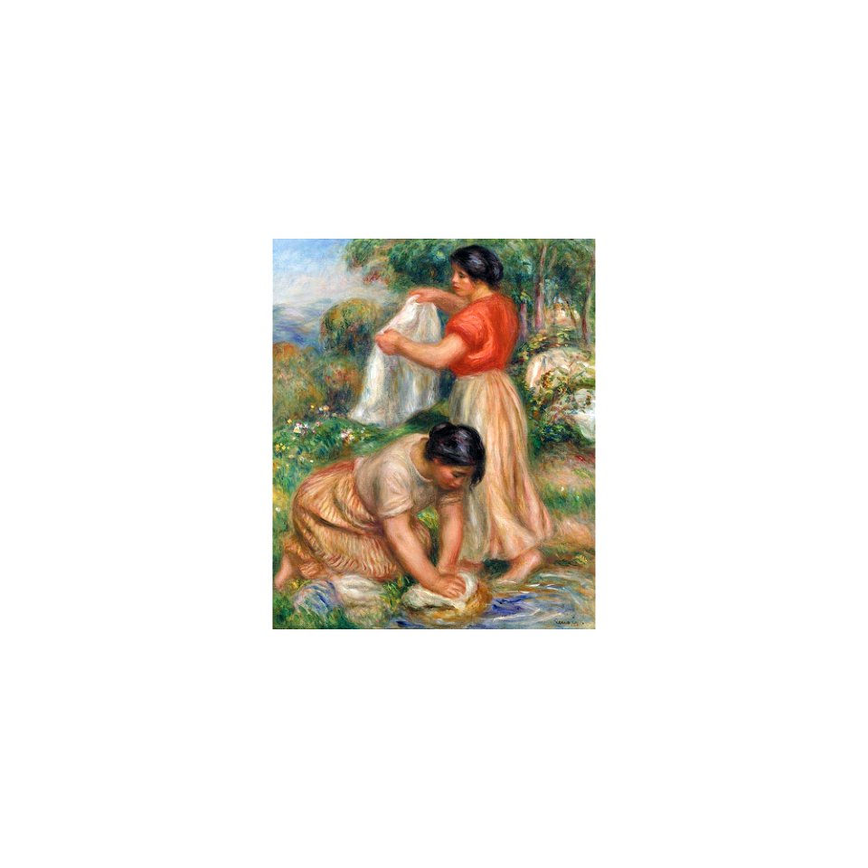 Renoir - LES LAVEUSES, circa 1912