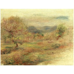 Renoir - PAYSAGE EN ROUX, circa 1900-10