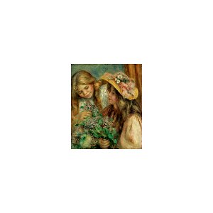 Renoir - JEUNES FILLES AUX LILAS, circa 1890