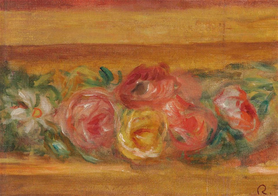 Renoir - Etude pour l'encadrement du portrait Madame de Galéa, détail de frise (Guirlande), circa 1915