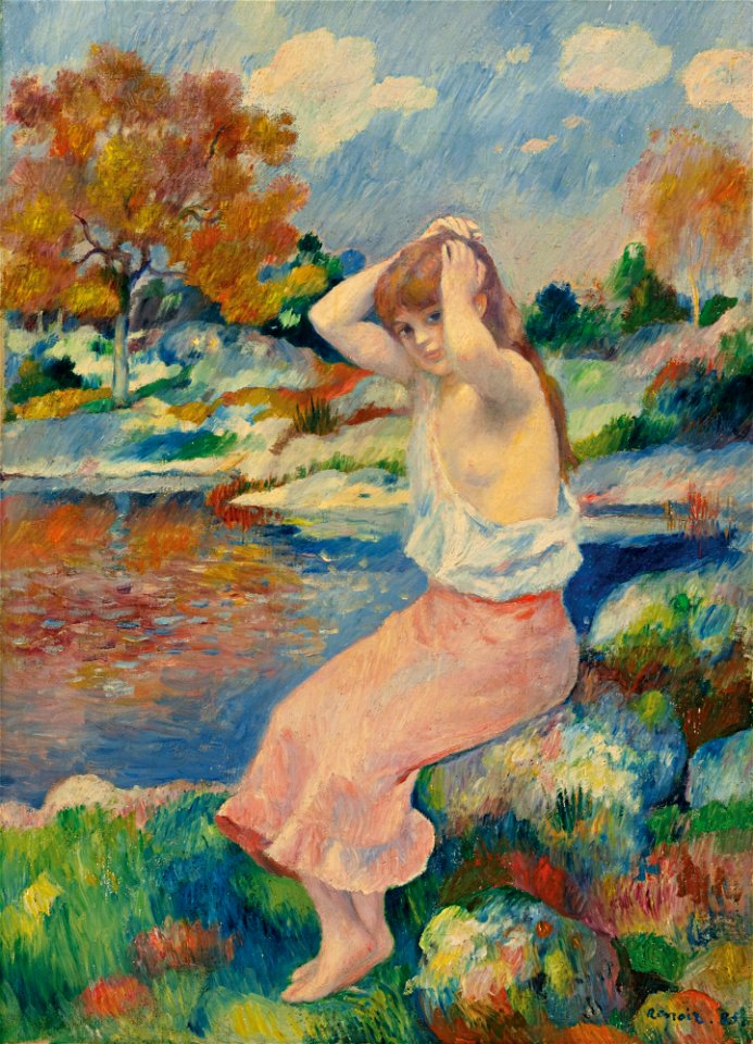 Renoir - LA TOILETTE, 1885