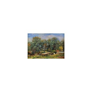 Renoir - PAYSAGE AUX COLLETTES