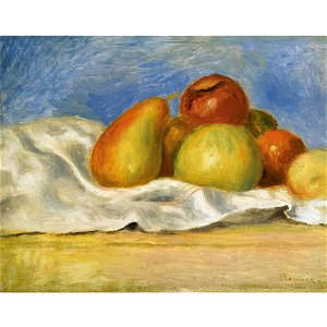 Renoir - NATURE MORTE AUX POMMES ET POIRES, 1890
