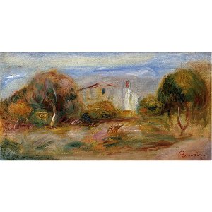 Renoir - PAYSAGE AVEC MAISON, between 1910-14