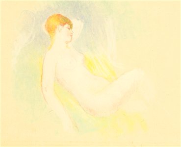 Renoir - NU ENDORMI AU BRAS LEVÉ, circa 1885