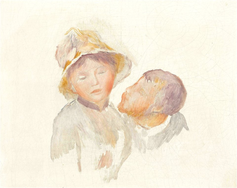 Renoir - Esquisse pour 'Au jardin', 1885