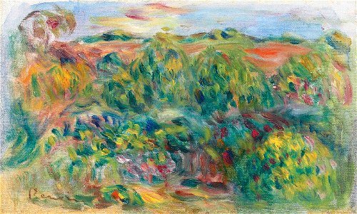 Renoir - Paysage du midi, circa 1915