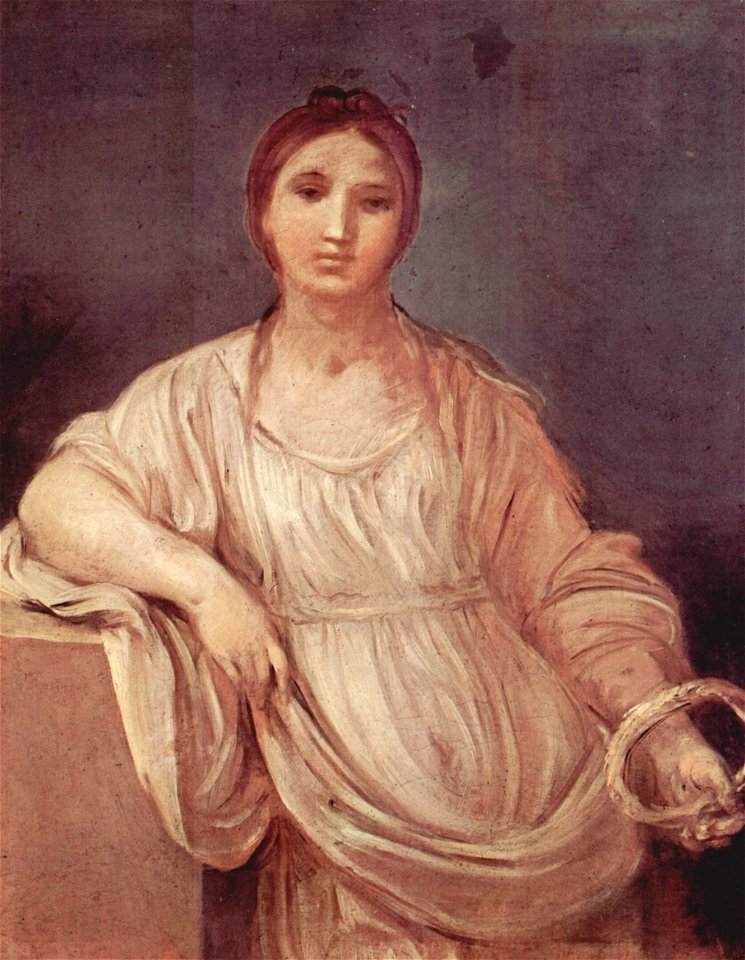 Guido Reni - Portrait of a girl with a crown - Musei Capitolini Rome