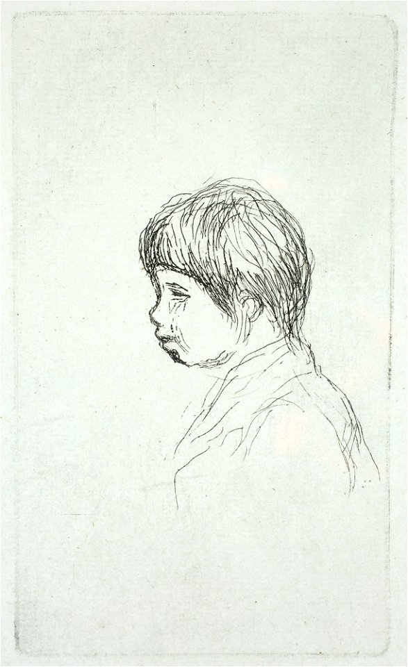 Renoir - Claude Renoir, fils de l'artiste, de profil, 2008.593