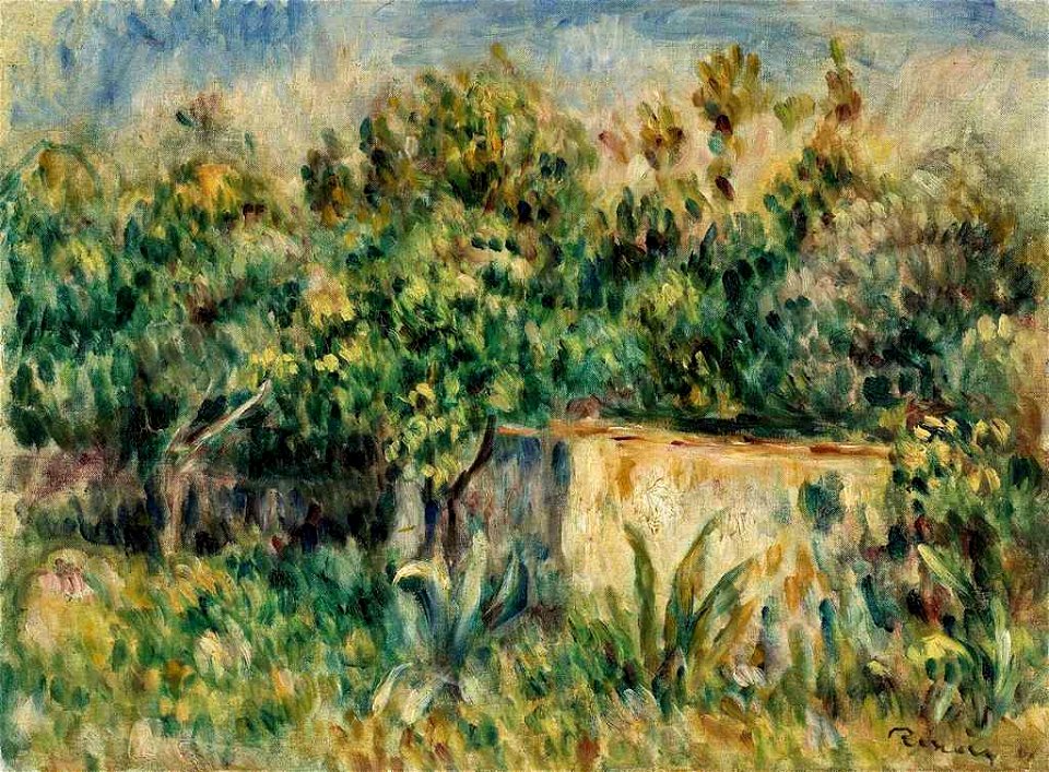 Renoir - Paysage à la cabane, 1915