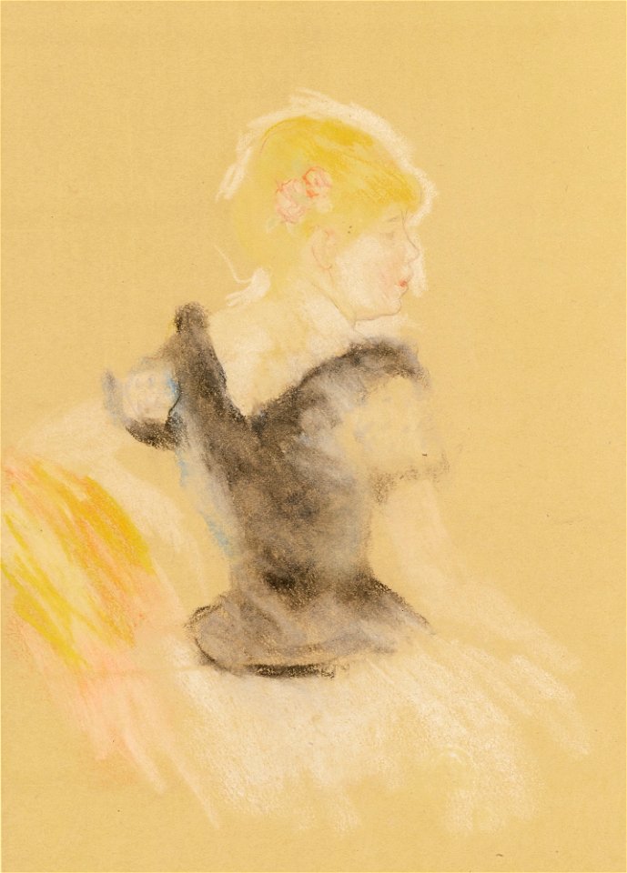 Renoir - FEMME DE DOS, LA TÊTE DE PROFIL VERS LA DROITE, 1893