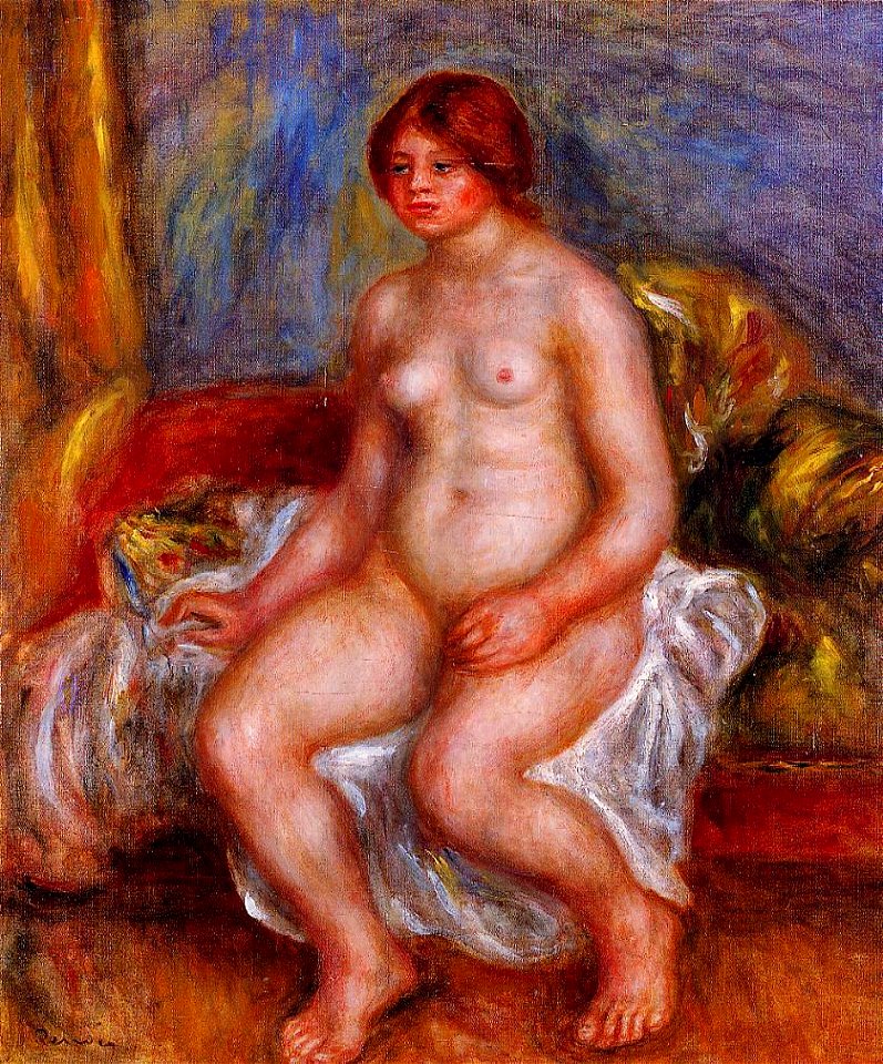 Renoir - nude-woman-on-gree-cushions-1909.jpg!PinterestLarge