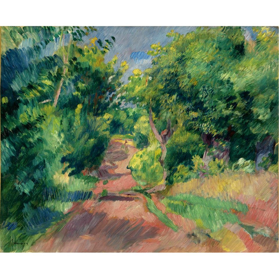 Renoir - LES ENVIRONS DE VARENGEVILLE, 1885