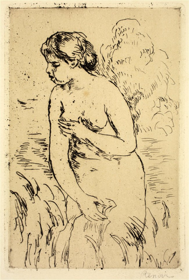 Renoir - Baigneuse debout, 30.55