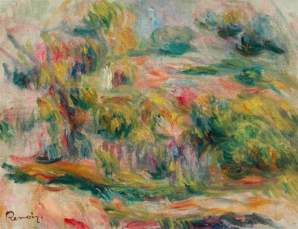 Renoir - Paysage, 22.9 x 30.5 cm