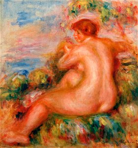 Renoir - Femme nue dans un paysage, 1915