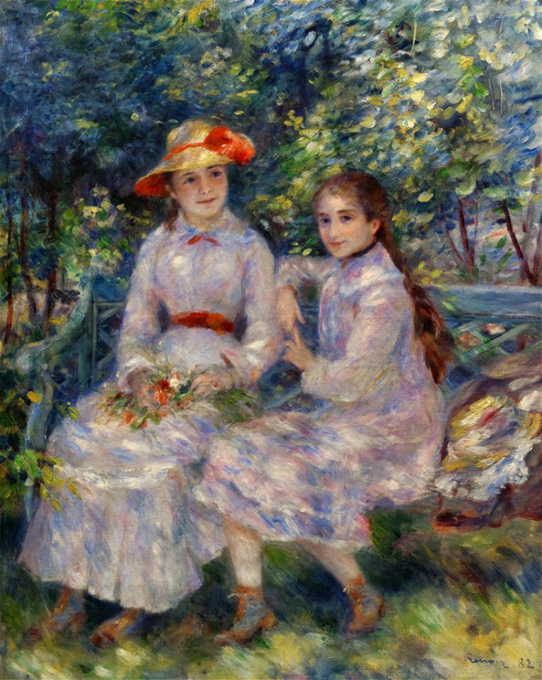Renoir - The Daughters of Durand-Ruel, 1882