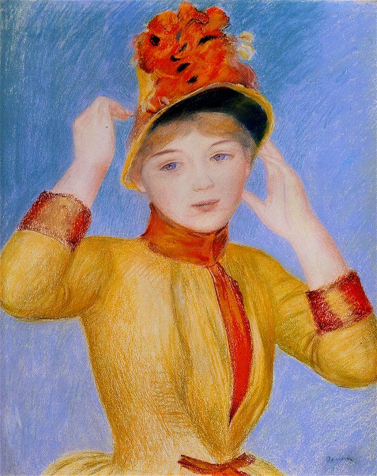 Renoir - bust-of-a-woman-yellow-dress.jpg!PinterestLarge