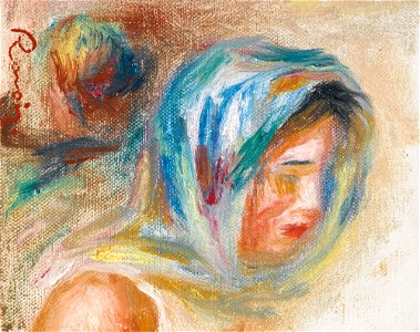 Renoir - TÊTE DE FEMME, 1910
