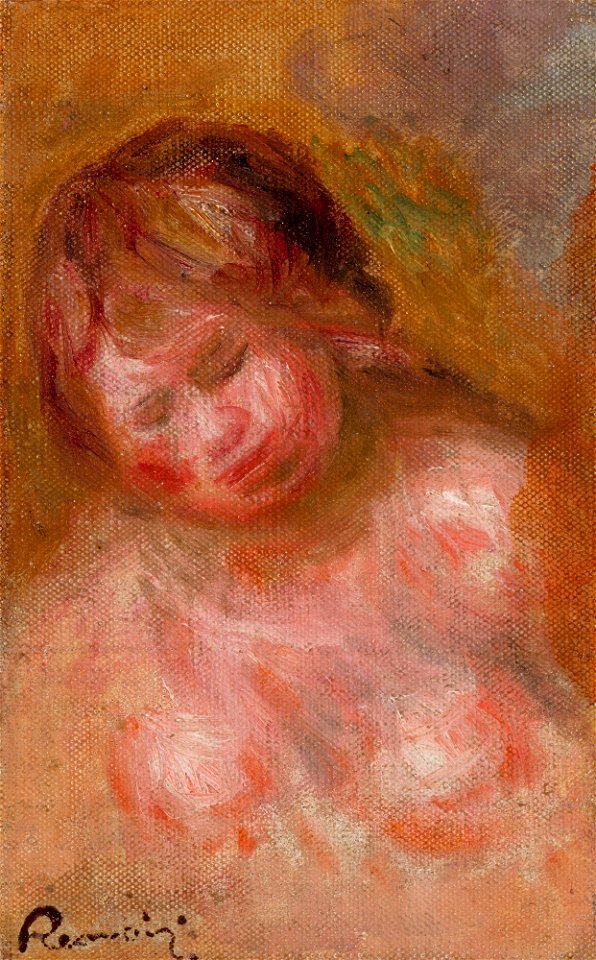 Renoir - BUSTE DE FEMME NUE, 1916