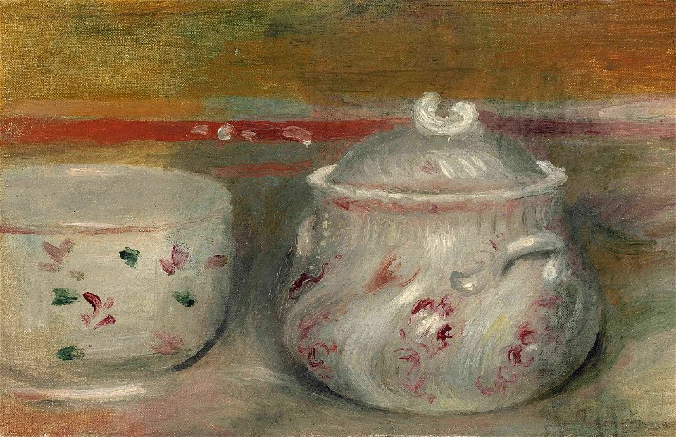 Renoir - Sucrier et bol