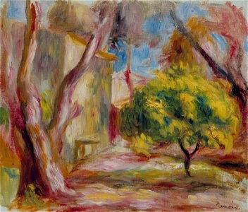 Renoir - Paysage de Cagnes, 1905, 36 x 42.2 cm