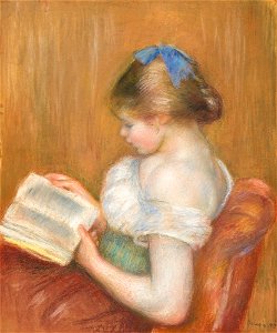 Renoir - JEUNE FEMME LISANT, 1889