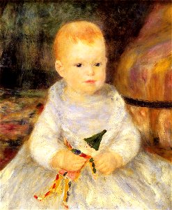 Renoir - child-with-punch-doll-1875.jpg!PinterestLarge. Free illustration for personal and commercial use.