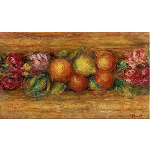 Renoir - PANNEAU DE FRUITS ET FLEURS, 1915