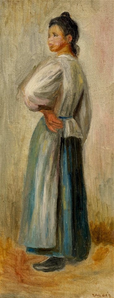 Renoir - JEUNE PAYSANNE, circa 1885