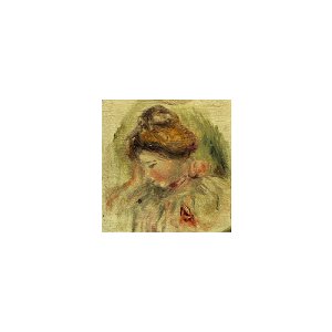 Renoir - TÊTE DE FEMME, 14.6 by 14cm