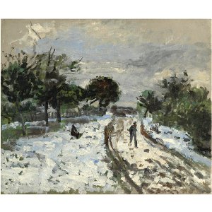 Renoir - PAYSAGE DE NEIGE, 1875