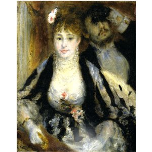 Renoir - LA LOGE OR L'AVANT-SCÈNE, 1874