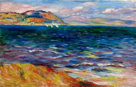 Renoir - LA MER À BORDIGHERA, circa 1888