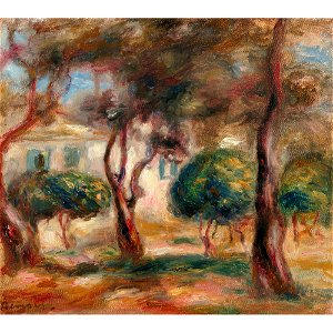 Renoir - LE JARDIN DES COLLETTES, 1909