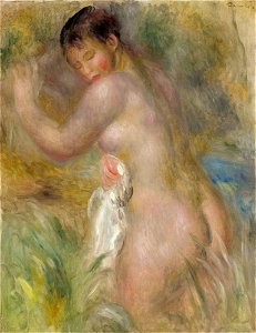 Renoir - LA BAIGNEUSE, circa 1885-90