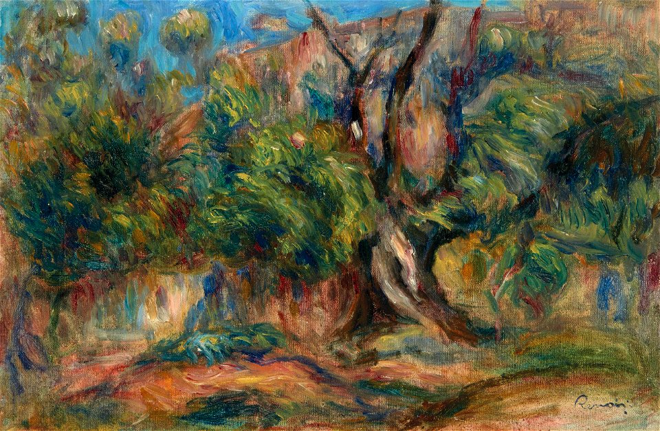 Renoir - Paysage, 28 x 42.1 cm
