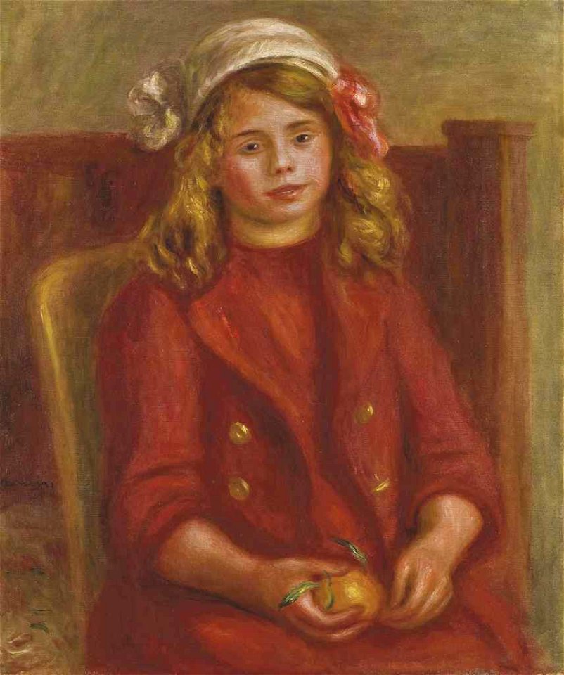 Renoir - Fillette à l'orange, 1911