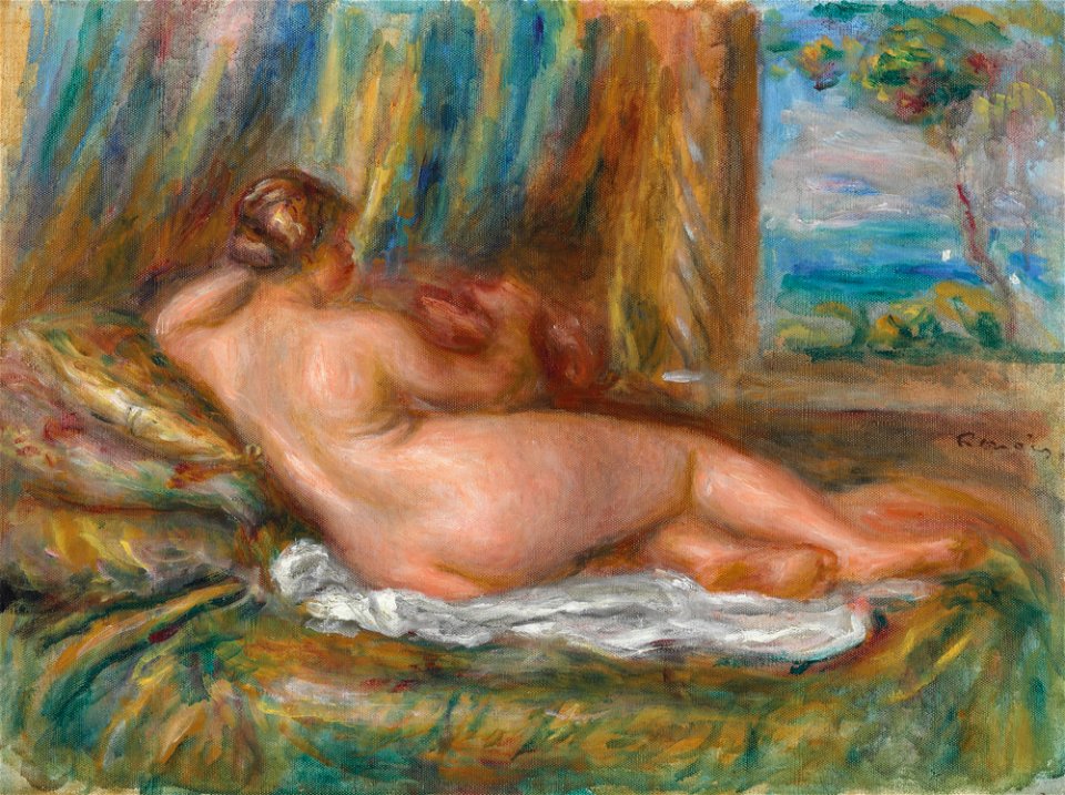 Renoir - Nu couché (Odalisque couchée), 1914