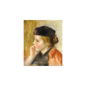 Renoir - JEUNE FILLE À LA TOQUE
