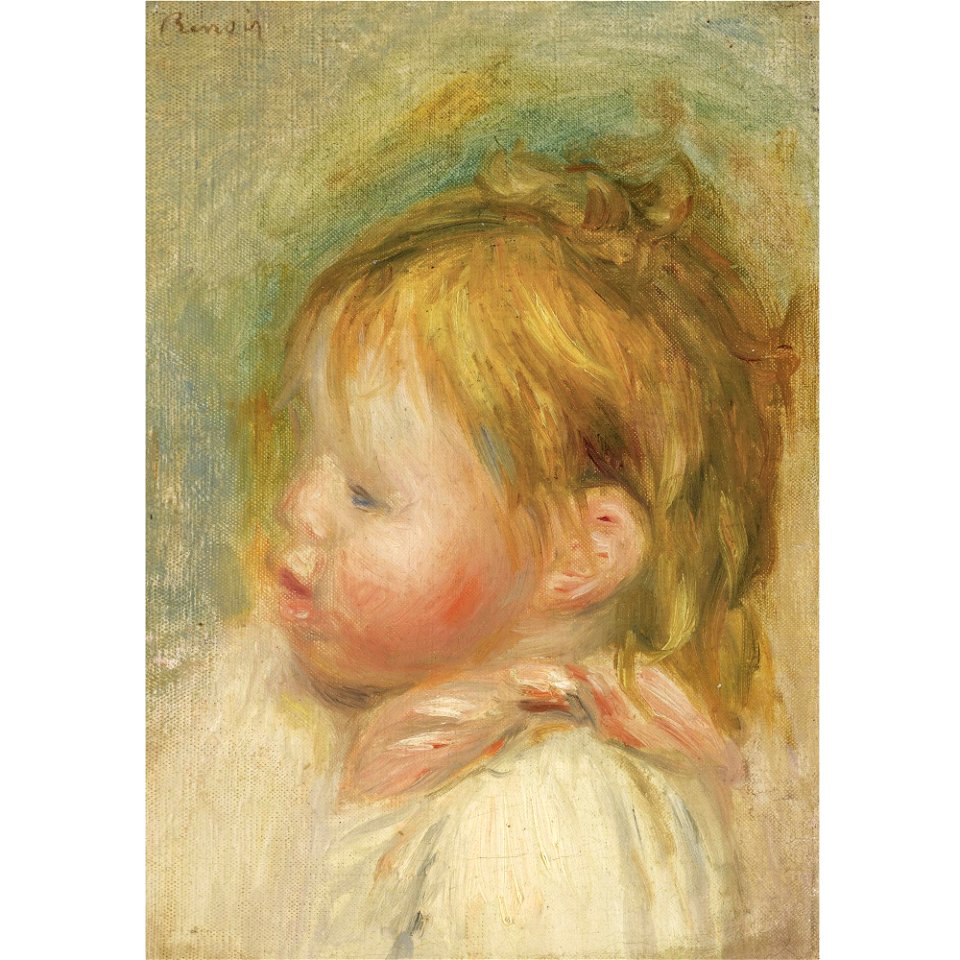 Renoir - PORTRAIT D'ENFANT, 27.5 by 19.4cm