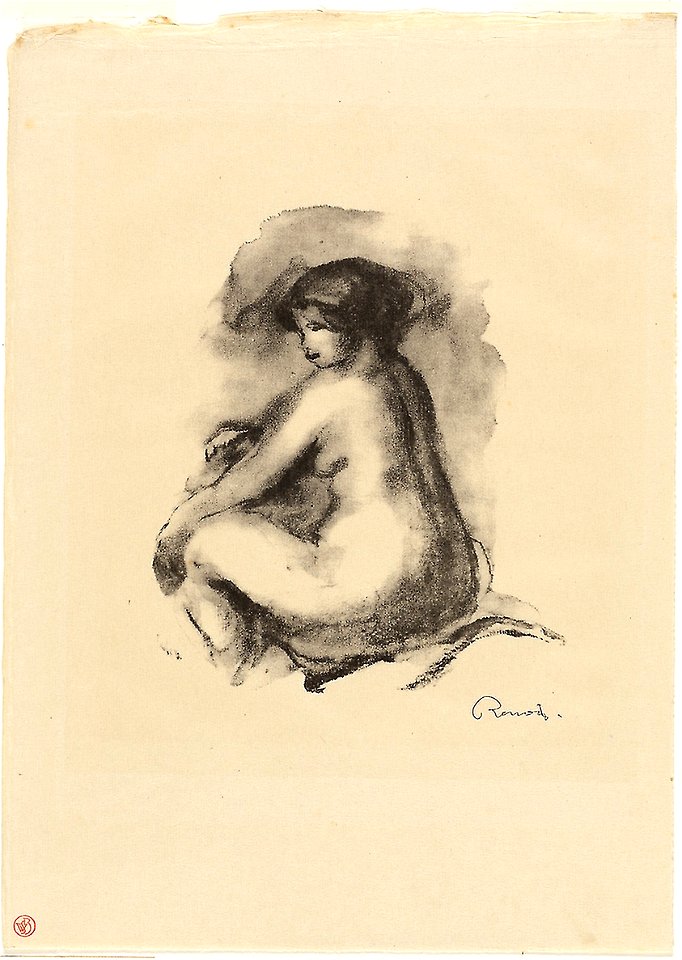 Renoir - Study of Seated Nude Woman, 1951.84