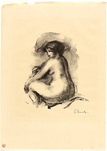 Renoir - Study of Seated Nude Woman, 1951.84
