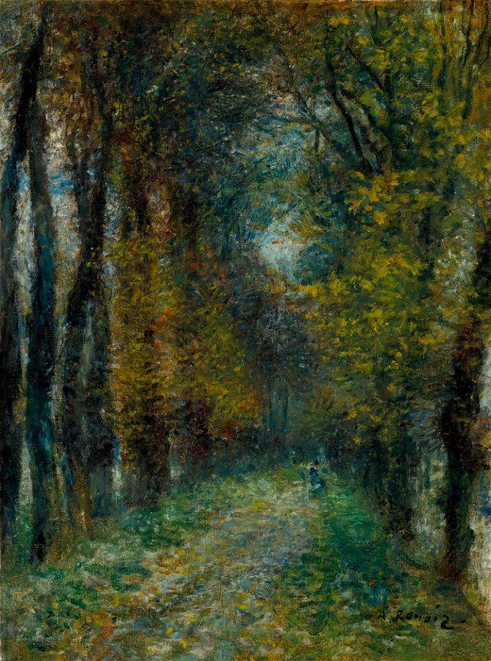 Renoir - L'ALLÉE COUVERTE, 1872