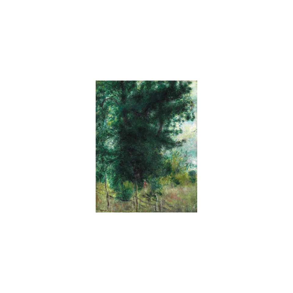 Renoir - LA BARRIÈRE EN FORÊT, circa 1878