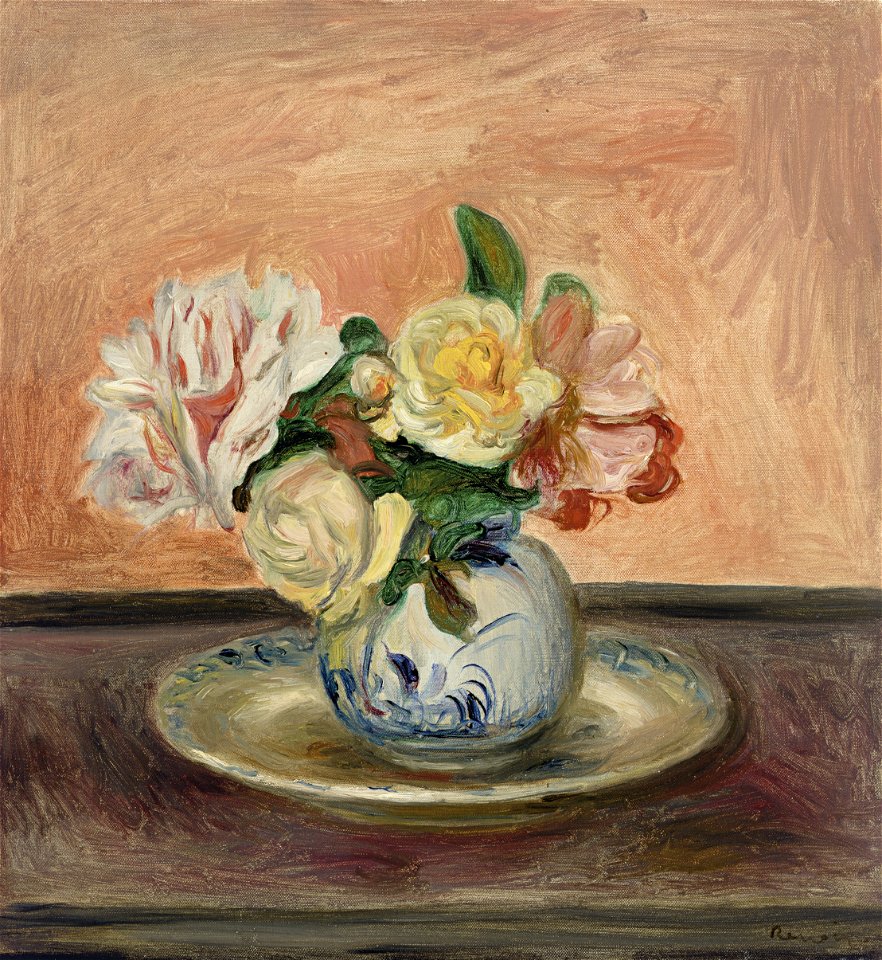 Renoir - Vase de fleurs, 1901, 41 x 38 cm