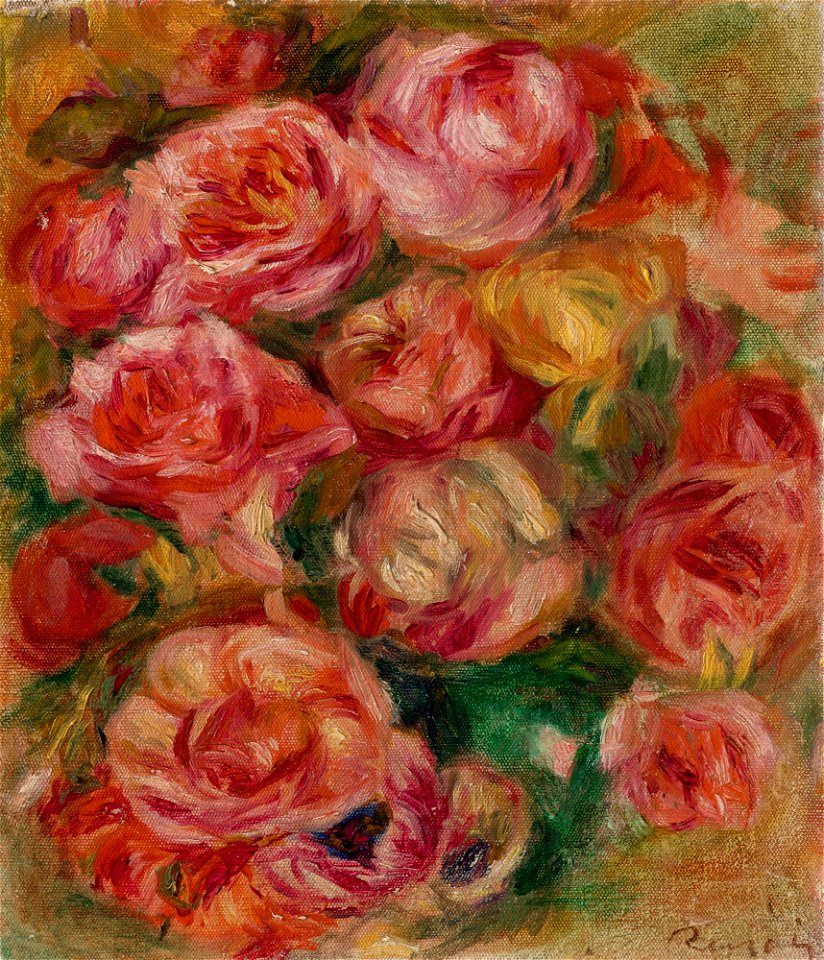 Renoir - JETÉ DE ROSES, 1915