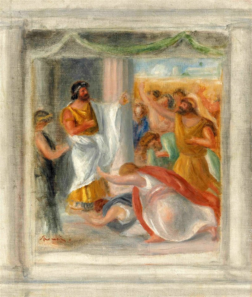 Renoir - Scène d'Oedipe (scène antique), 1895